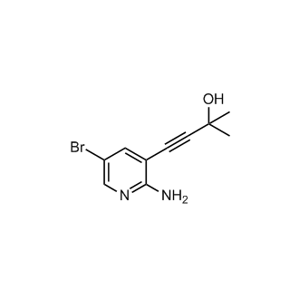 4-(2-Amino-5-bromo-3-pyridinyl)-2-methyl-3-butyn-2-ol