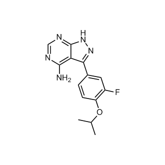 3-(3-Fluoro-4-isopropoxyphenyl)-1H-pyrazolo[3,4-d]pyrimidin-4-amine
