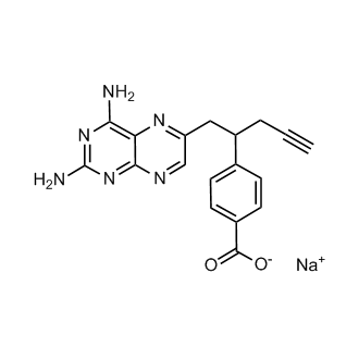 Sodium 4-(1-(2,4-diaminopteridin-6-yl)pent-4-yn-2-yl)benzoate
