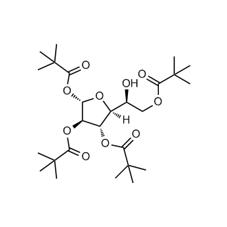 (2S,3R,4S,5S)-5-((S)-1-hydroxy-2-(pivaloyloxy)ethyl)tetrahydrofuran-2,3,4-triyl tris(2,2-dimethylpropanoate)