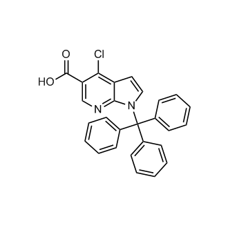 4-Chloro-1-trityl-1H-pyrrolo[2,3-b]pyridine-5-carboxylic acid