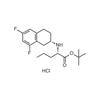 (S)-tert-butyl 2-(((S)-6,8-difluoro-1,2,3,4-tetrahydronaphthalen-2-yl)amino)pentanoate hydrochloride