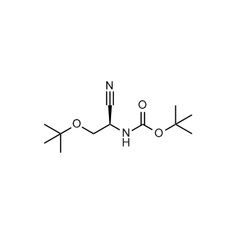 tert-Butyl (R)-(2-(tert-butoxy)-1-cyanoethyl)carbamate