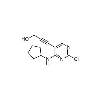 3-[2-Chloro-4-(cyclopentylamino)-5-pyrimidinyl]-2-propyn-1-ol