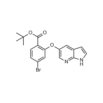 tert-Butyl 2-((1H-pyrrolo[2,3-b]pyridin-5-yl)oxy)-4-bromobenzoate