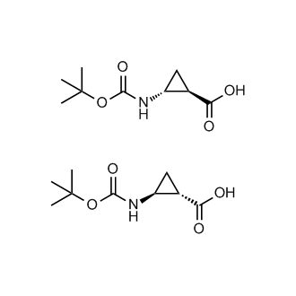 rel-(1R,2R)-2-[[(1,1-Dimethylethoxy)carbonyl]amino]cyclopropanecarboxylic acid