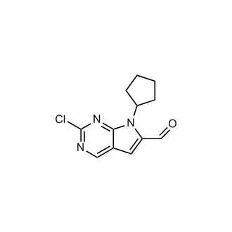 2-Chloro-7-cyclopentyl-7H-pyrrolo[2,3-d]pyrimidine-6-carboxaldehyde