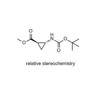 (1R,2R)-rel-Methyl 2-((tert-butoxycarbonyl)amino)cyclopropanecarboxylate