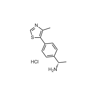 (S)-1-(4-(4-methylthiazol-5-yl)phenyl)ethanamine hydrochloride