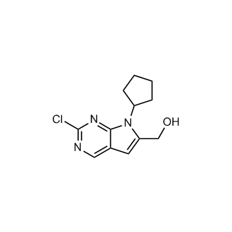 2-Chloro-7-cyclopentyl-7H-pyrrolo[2,3-d]pyrimidine-6-methanol