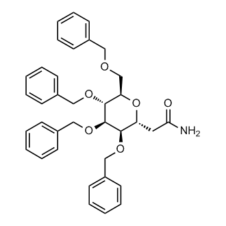 2-((2R,3R,4R,5R,6R)-3,4,5-tris(benzyloxy)-6-((benzyloxy)methyl)tetrahydro-2H-pyran-2-yl)acetamide