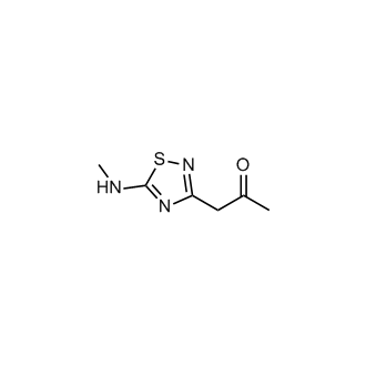 1-[5-(Methylamino)-1,2,4-thiadiazol-3-yl]-2-propanone