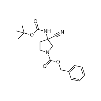 Benzyl 3-((tert-butoxycarbonyl)amino)-3-cyanopyrrolidine-1-carboxylate