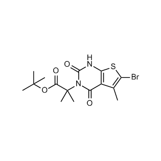 tert-Butyl 2-(6-bromo-5-methyl-2,4-dioxo-1,4-dihydrothieno[2,3-d]pyrimidin-3(2H)-yl)-2-methylpropanoate