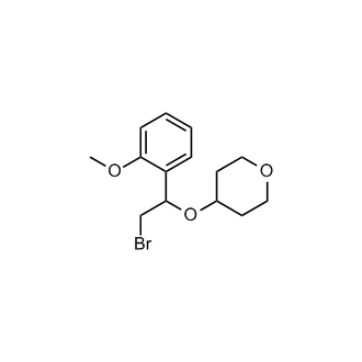 4-(2-Bromo-1-(2-methoxyphenyl)ethoxy)tetrahydro-2H-pyran