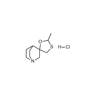 2-Methyl-1'-azaspiro[[1,3]oxathiolane-5,3'-bicyclo[2.2.2]octane] (Hydrochloride)