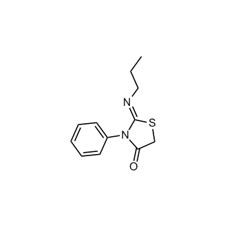 (Z)-3-phenyl-2-(propylimino)thiazolidin-4-one