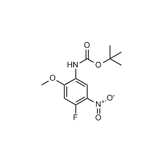 tert-Butyl (4-fluoro-2-methoxy-5-nitrophenyl)carbamate