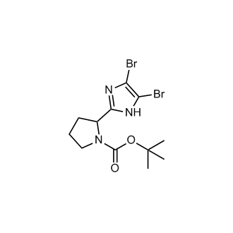 tert-Butyl 2-(4,5-dibromo-1H-imidazol-2-yl)pyrrolidine-1-carboxylate