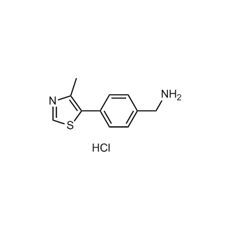 (4-(4-Methylthiazol-5-yl)phenyl)methanamine hydrochloride