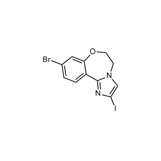 9-Bromo-5,6-dihydro-2-iodoimidazo[1,2-d][1,4]benzoxazepine