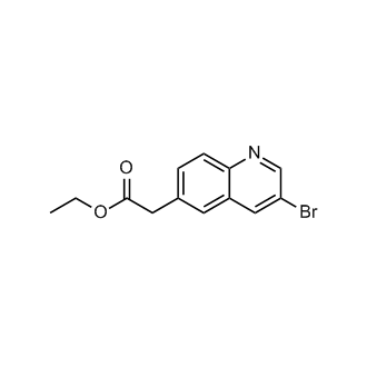 Ethyl 2-(3-bromoquinolin-6-yl)acetate