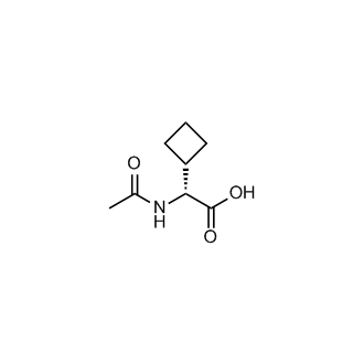 (R)-2-Acetamido-2-cyclobutylacetic acid