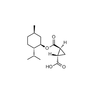 (1S,2S)-2-(((1R,2S,5R)-2-isopropyl-5-methylcyclohexyloxy)carbonyl)cyclopropanecarboxylic acid