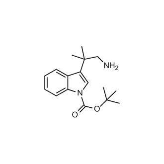 tert-Butyl 3-(1-amino-2-methylpropan-2-yl)-1H-indole-1-carboxylate