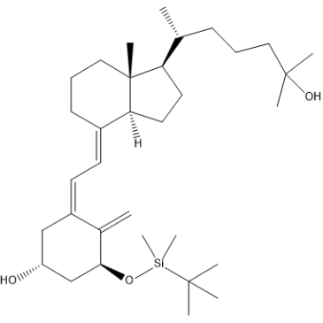 (1R,3S,Z)-3-(tert-butyldimethylsilyloxy)-5-((E)-2-((1R,3aS,7aR)-1-((R)-6-hydroxy-6-methylheptan-2-yl)-7a-methyldihydro-1H-inden-4(2H,5H,6H,7H,7aH)-ylidene)ethylidene)-4-methylenecyclohexanol