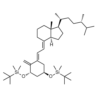 ((1R,3S,E)-5-((E)-2-((1R,3aS,7aR)-1-((2R,5S)-5,6-dimethylheptan-2-yl)-7a-methyldihydro-1H-inden-4(2H,5H,6H,7H,7aH)-ylidene)ethylidene)-4-methylenecyclohexane-1,3-diyl)bis(oxy)bis(tert-butyldimethylsilane)