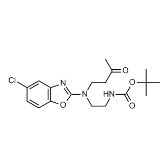 tert-Butyl 2-((5-chlorobenzo[d]oxazol-2-yl)(3-oxobutyl)amino)ethylcarbamate