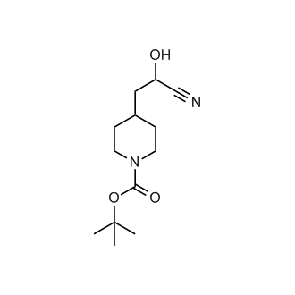 tert-Butyl 4-(2-cyano-2-hydroxyethyl)piperidine-1-carboxylate