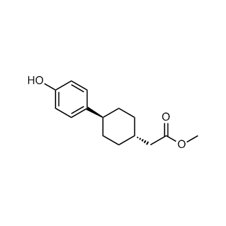 trans-Methyl 2-[4-(4-hydroxyphenyl)cyclohexyl]acetate