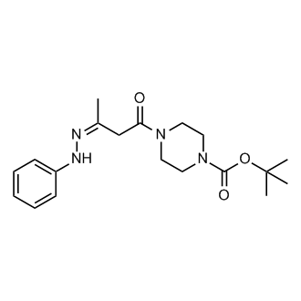 tert-Butyl 4-(3-(2-phenylhydrazono)butanoyl)piperazine-1-carboxylate