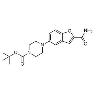 tert-Butyl 4-(2-carbamoylbenzofuran-5-yl)piperazine-1-carboxylate