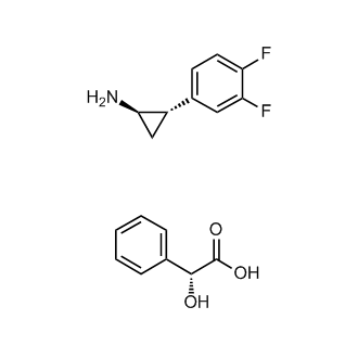 (1R,2S)-2-(3,4-Difluorophenyl)cyclopropanaminium (2R)-hydroxy(phenyl)ethanoate