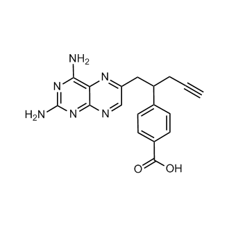 4-(1-(2,4-Diaminopteridin-6-yl)pent-4-yn-2-yl)benzoic acid