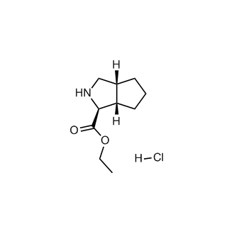 (1S,3aR,6aS)-Ethyl octahydrocyclopenta[c]pyrrole-1-carboxylate hydrochloride