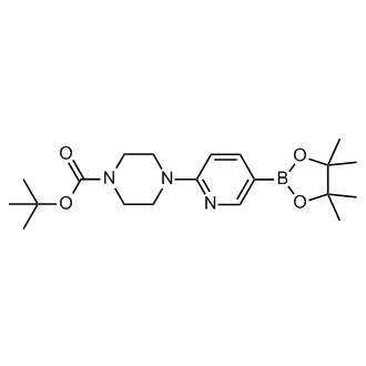 tert-Butyl 4-(5-(4,4,5,5-tetramethyl-1,3,2-dioxaborolan-2-yl)pyridin-2-yl)piperazine-1-carboxylate