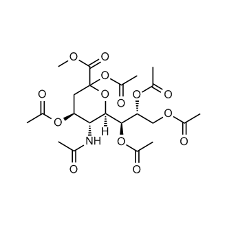 (1S,2R)-1-((2R,3R,4S)-3-acetamido-4,6-diacetoxy-6-(methoxycarbonyl)tetrahydro-2H-pyran-2-yl)propane-1,2,3-triyl triacetate