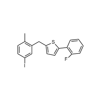 2-(2-fluorophenyl)-5-(5-iodo-2-methylbenzyl)thiophene