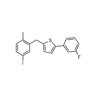 2-(3-fluorophenyl)-5-(5-iodo-2-methylbenzyl)thiophene