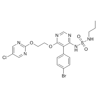 N-[5-(4-Bromophenyl)-6-[2-[(5-chloro-2-pyrimidinyl)oxy]ethoxy]-4- pyrimidinyl]-N'-propylsulfamide
