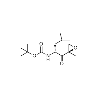 tert-Butyl ((R)-4-methyl-1-((R)-2-methyloxiran-2-yl)-1-oxopentan-2-yl)carbamate