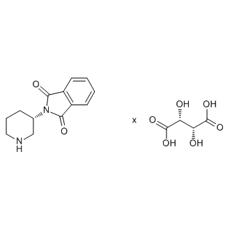 (S)-2-(piperidin-3-yl)isoindoline-1,3-dione (2R,3R)-2,3-dihydroxysuccinate