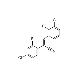 (Z)-3-(3-Chloro-2-fluorophenyl)-2-(4-chloro-2-fluorophenyl)-2-propenenitrile