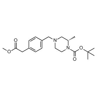 (S)-tert-butyl 4-(4-(2-methoxy-2-oxoethyl)benzyl)-2-methylpiperazine-1-carboxylate