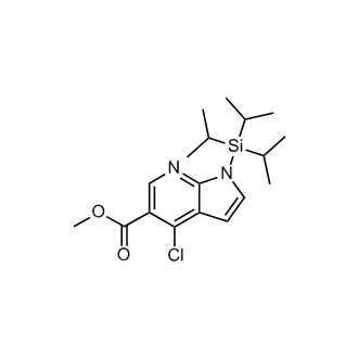 Methyl 4-chloro-1-(triisopropylsilyl)-1H-pyrrolo[2,3-b]pyridine-5-carboxylate