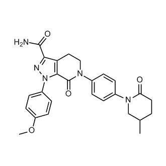 1-(4-Methoxyphenyl)-6-(4-(5-methyl-2-oxopiperidin-1-yl)phenyl)-7-oxo-4,5,6,7-tetrahydro-1H-pyrazolo[3,4-c]pyridine-3-carboxamide